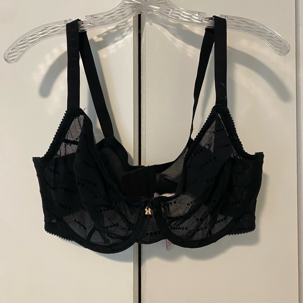 Savage X Fenty sheer emblem bra